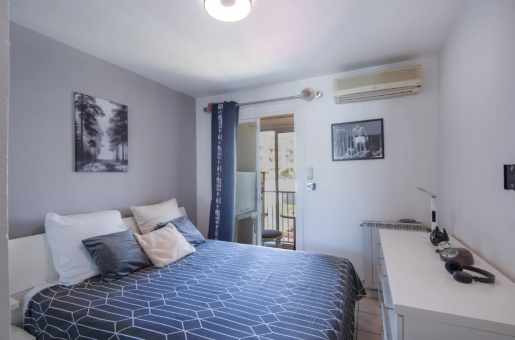 Appartement rénové Marseille - Chambre avec extérieur
