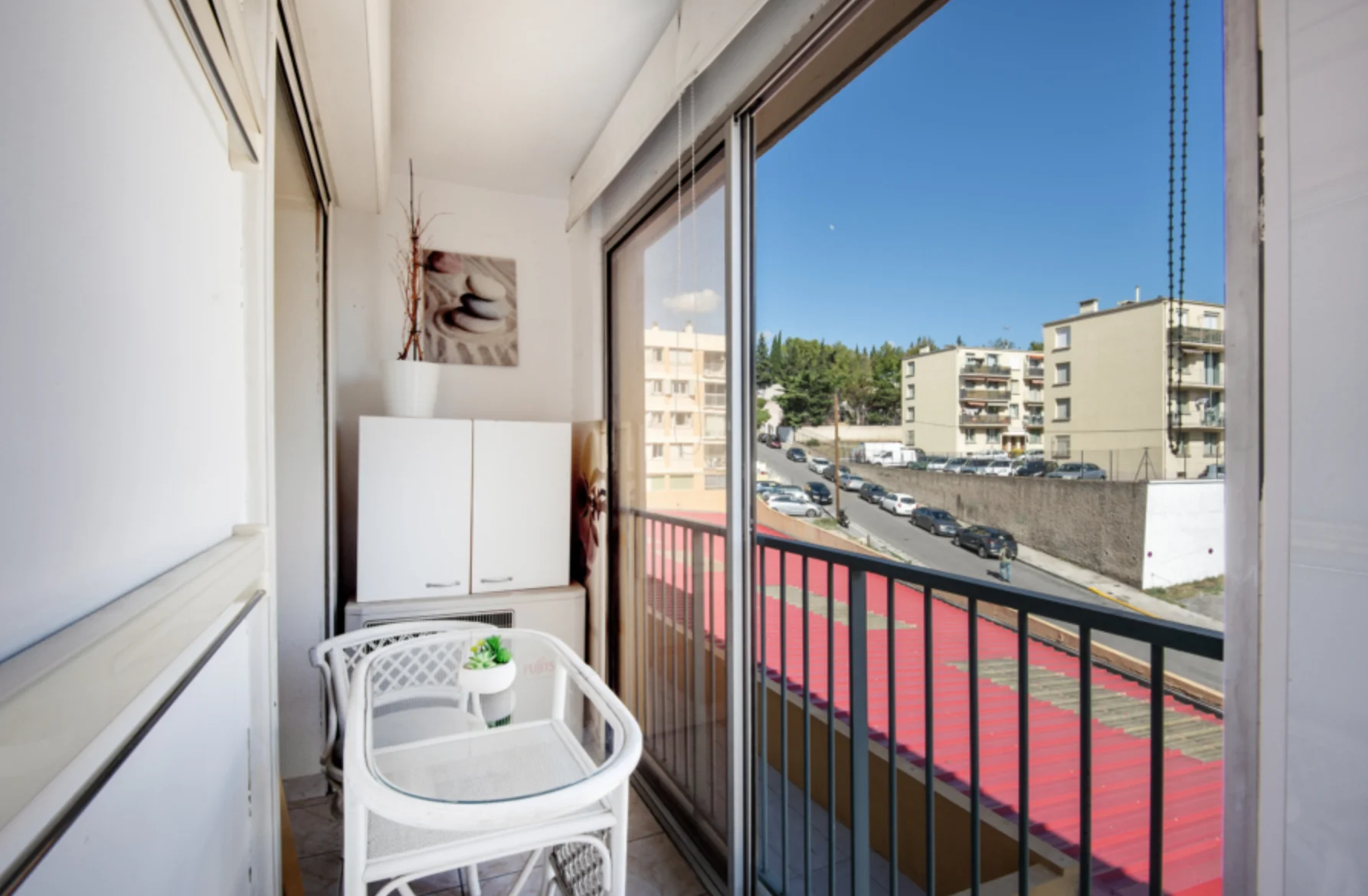 Appartement rénové Marseille - Loggias vue extérieur