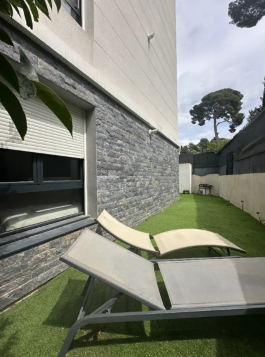 Appartement avec jardin Marseille - Terrasse et jardin 45m²